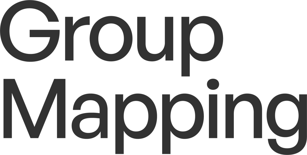 Logo GroupMapping - zwart