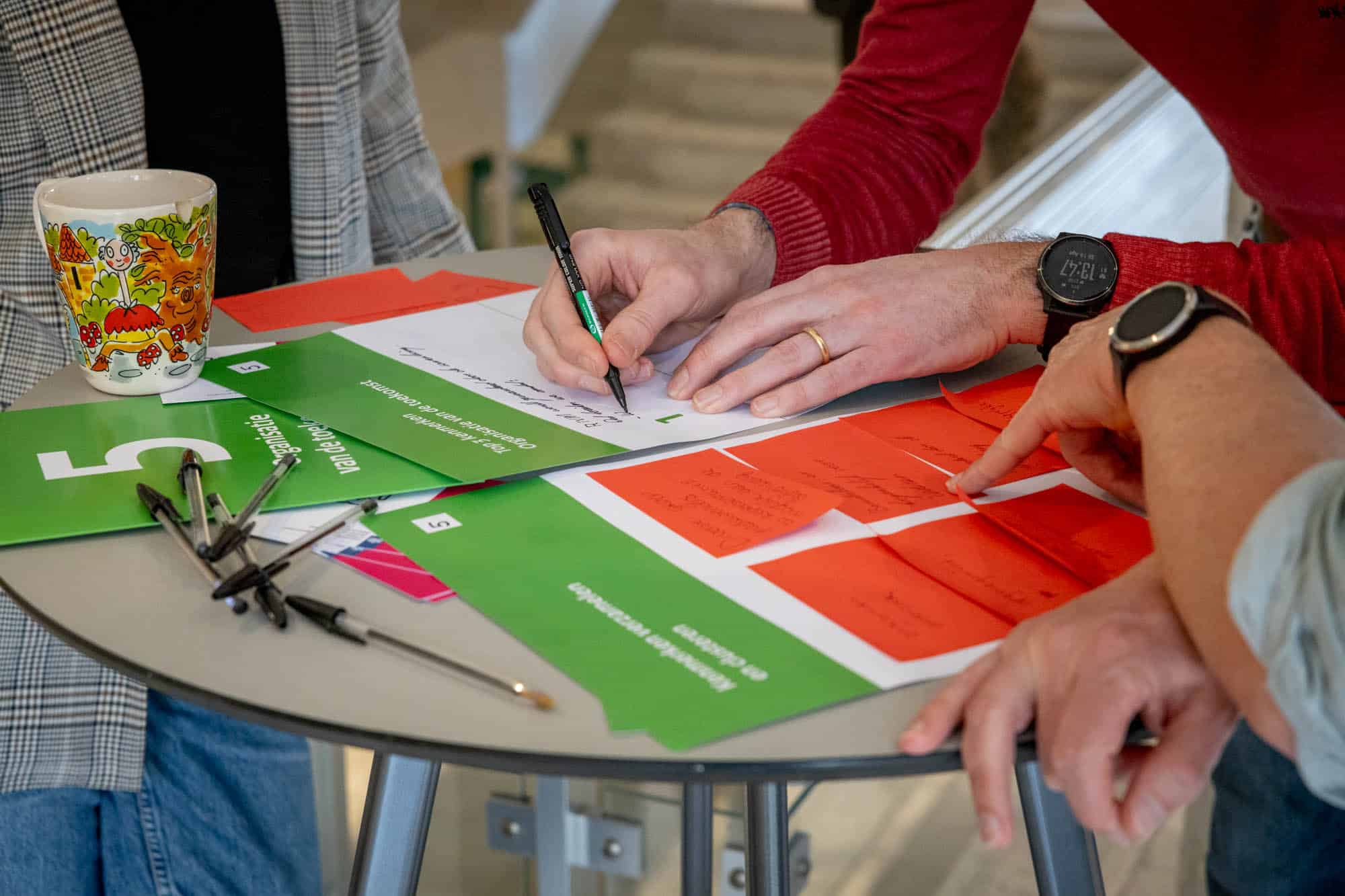 Groupmapping werksessie bij het RIVM