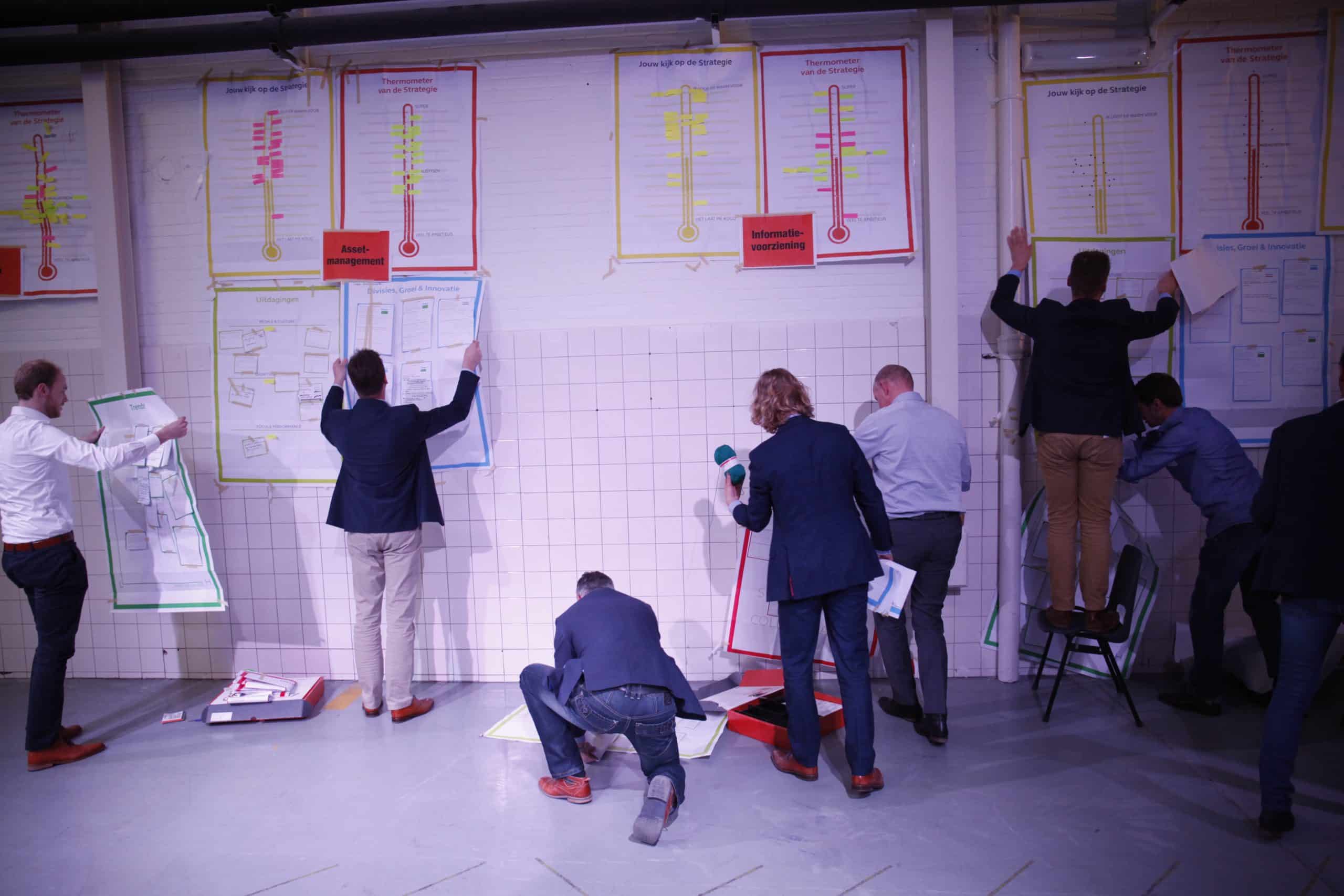 Strategie in beweging tijdens een GroupMapping-sessie