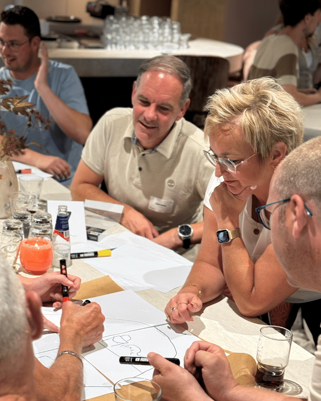 Jolanda van Faassen bij strategiesessie Groupmapping
